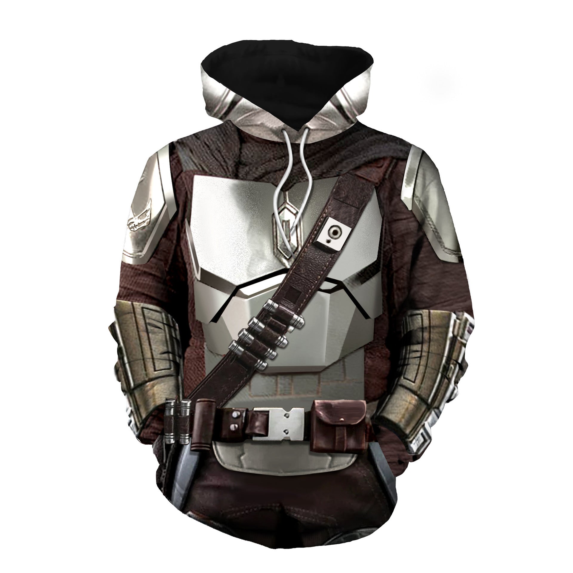 Casual Mandalorian 3D Printed Sports Cospaly Hoodie