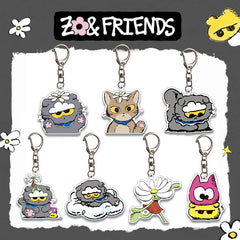 GD ZOA Acrylic Pendant Keyring