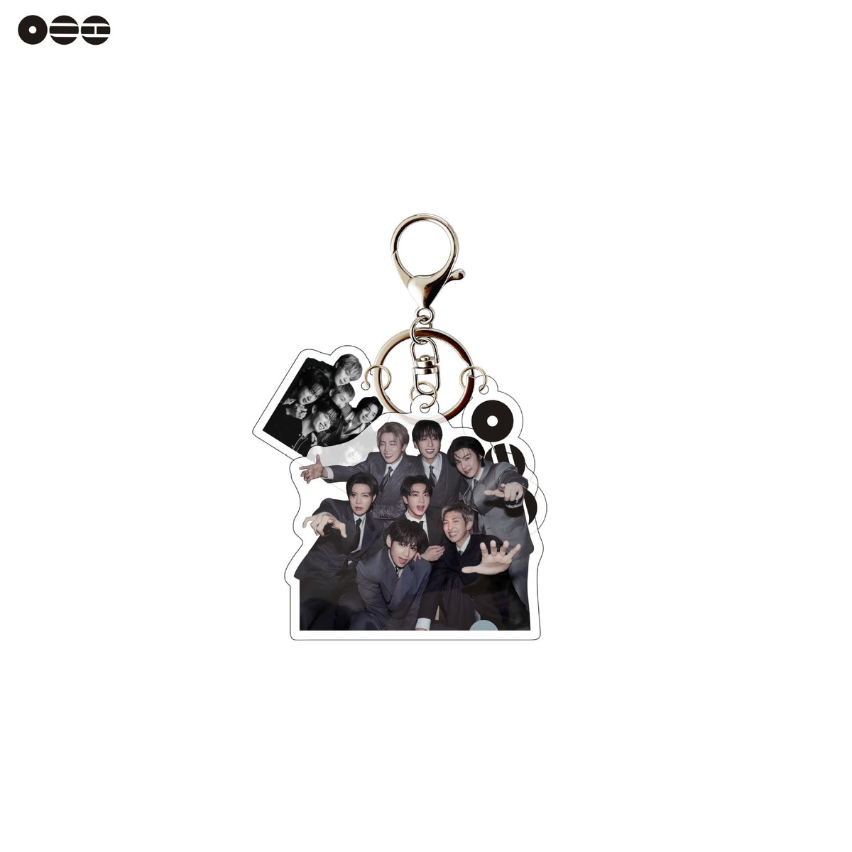 BANGTAN Acrylic Three-piece Pendant Keychain