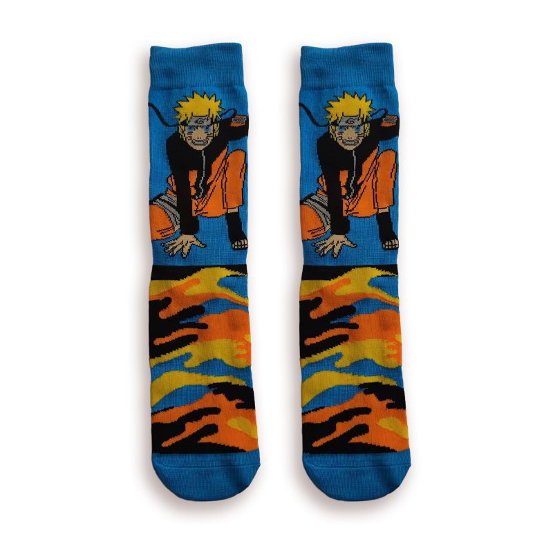 Men's Casual Anime Cotton Socks