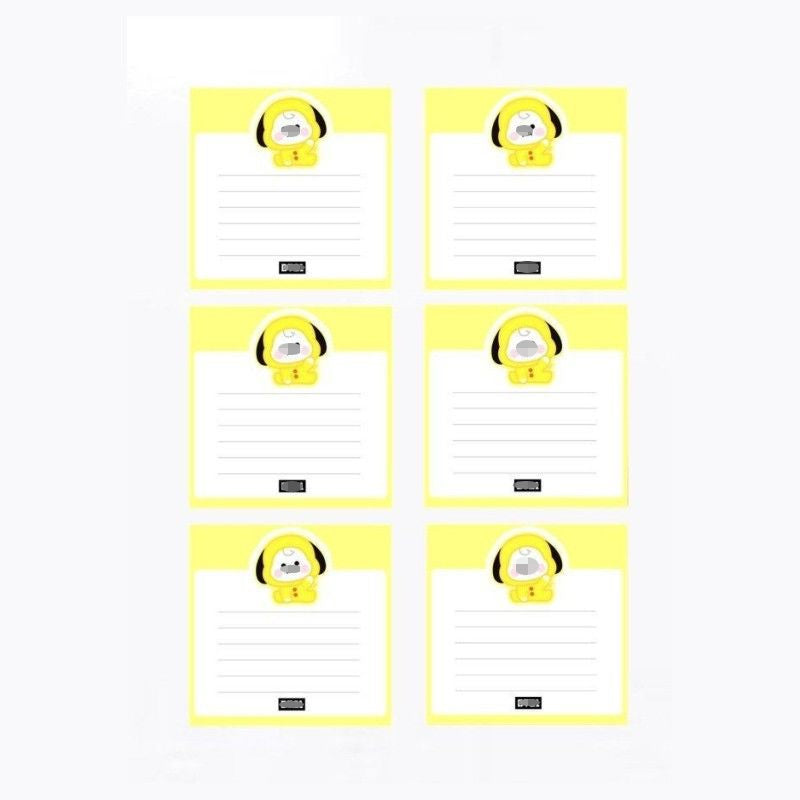 Kpop Cartoon Sticky Notes