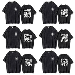 KPOP KARMA Double-sided Printed Washed T-shirt