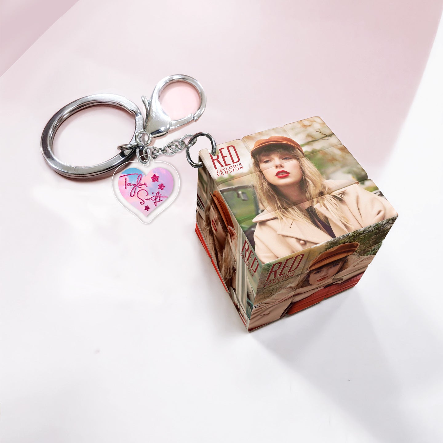 Taylor Rubik's Cube Pendant Keychain