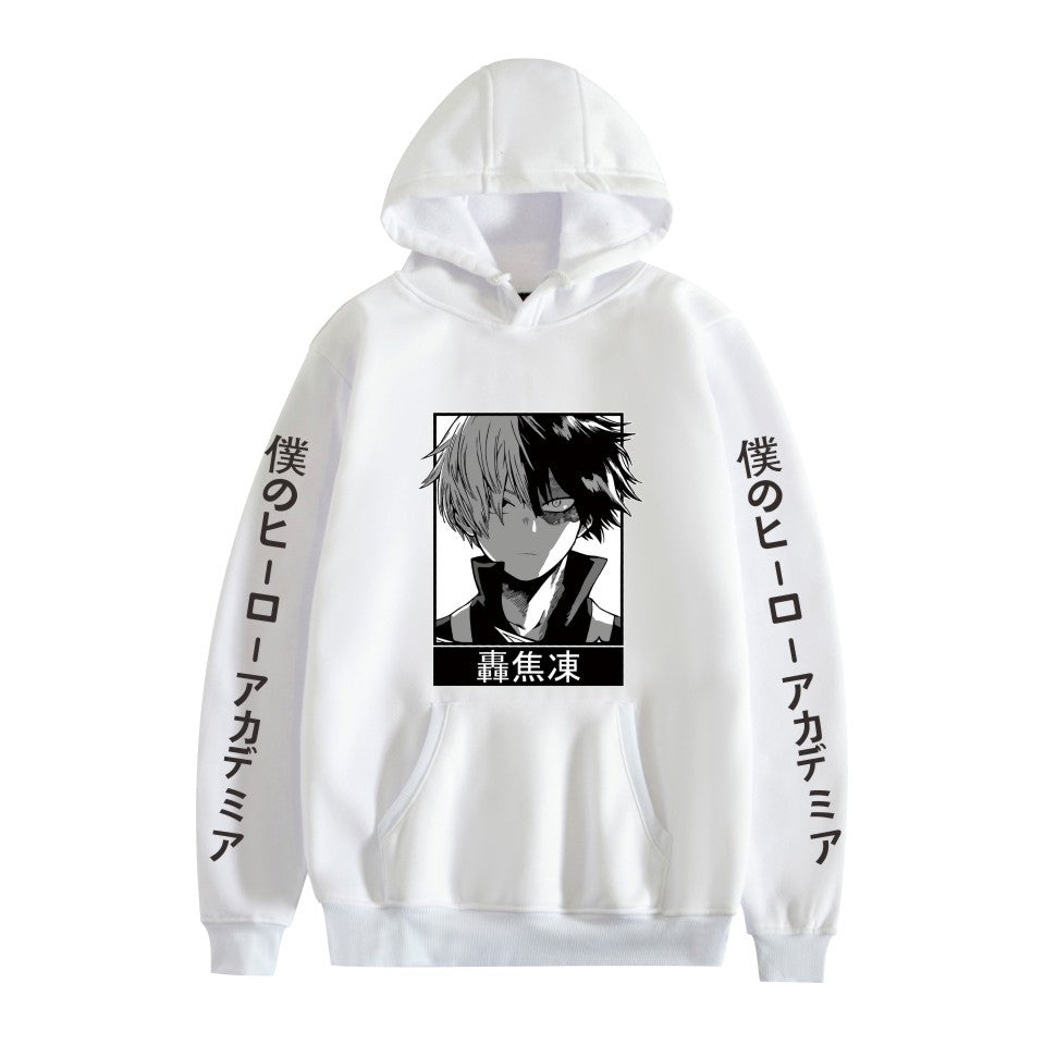 Men's and Women's Anime Graphic Print Hoodie Top
