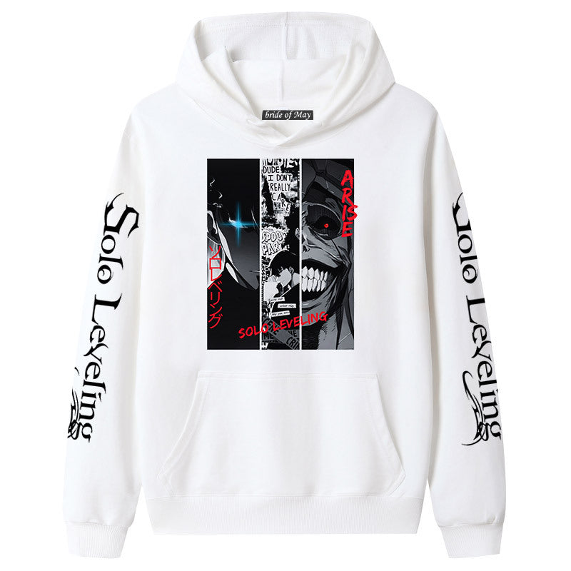 Unisex Manga Pattern Loose Hoodie