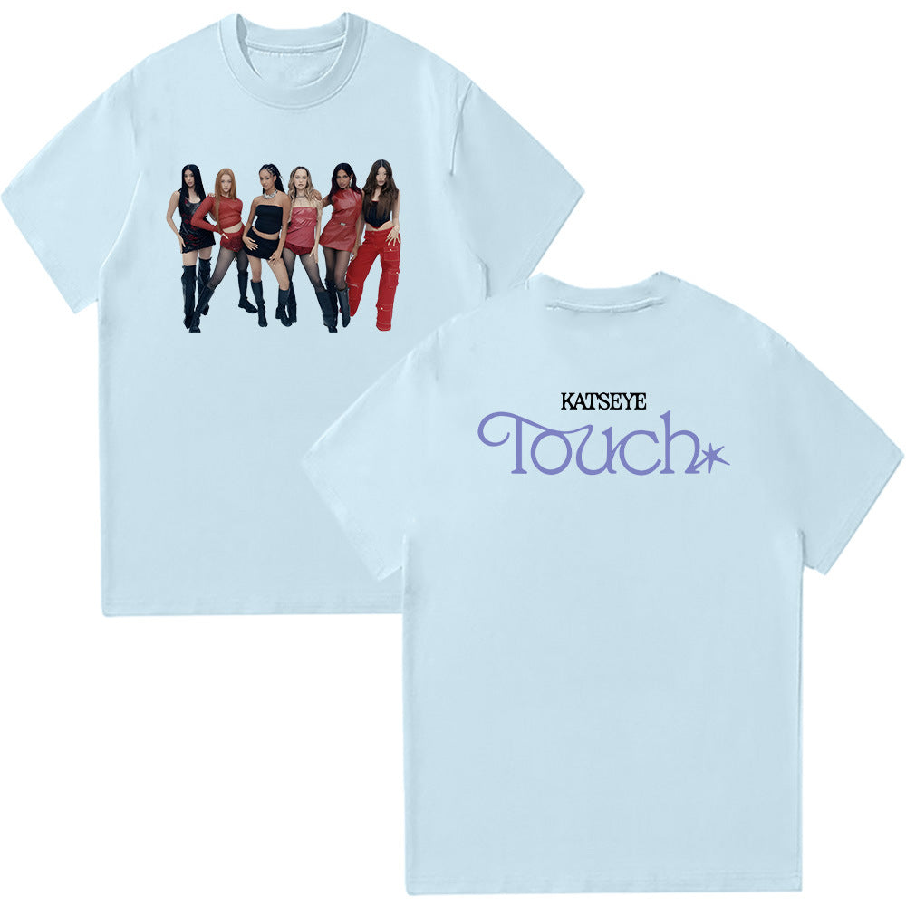 Casual Katseye Touch Graphic Print Tee
