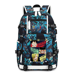 Trendy Anime Luffy School Backpack