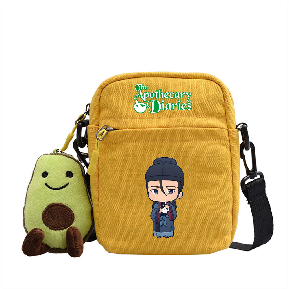 Versatile Anime Square Messenger Bag