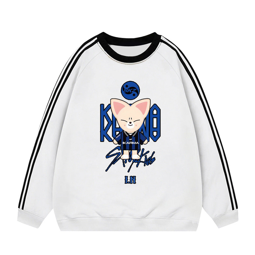 KPOP Karma Doll College Crew Neck Sweatshirt