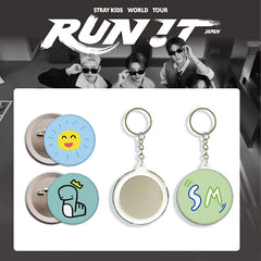 SKZ World Tour RUN IT Badge Keyring