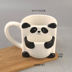 Creative Panda Shape Ceramic Cup