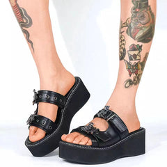 Women's Bat Thick-soled Sandals
