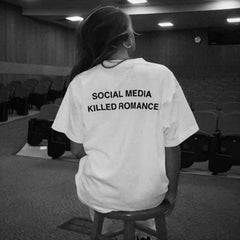 Social Media Killed Romance Summer T-Shirt