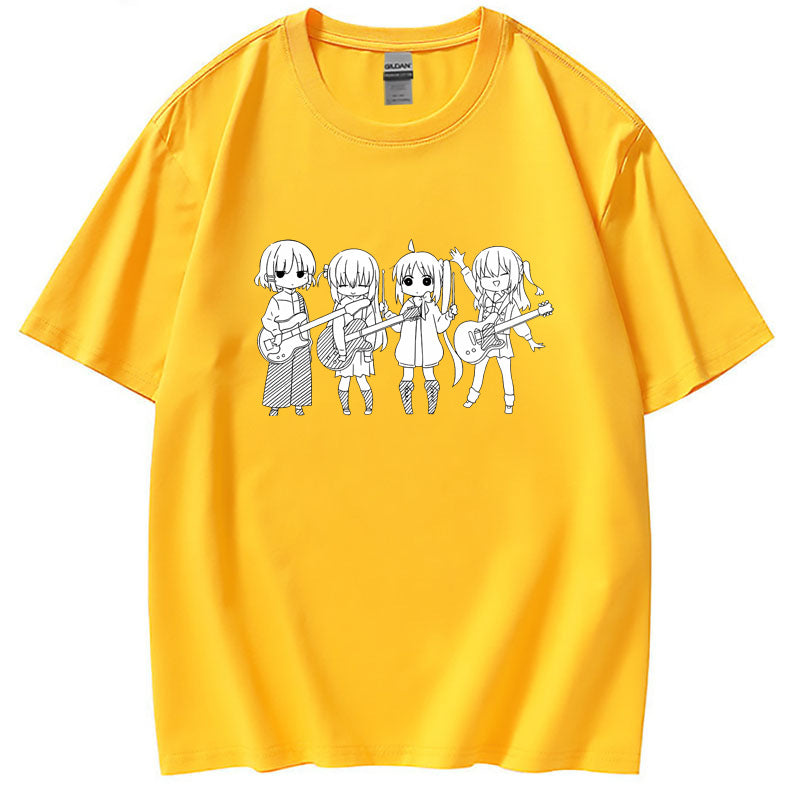 Unisex Casual Anime Short-sleeved Loose T-shirt