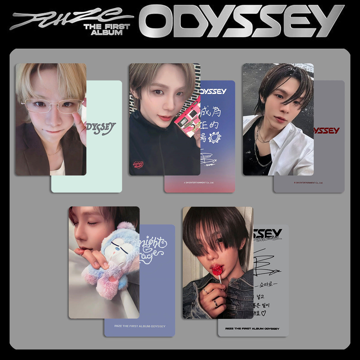 Kpop ODYSSEY Bonus Photocards