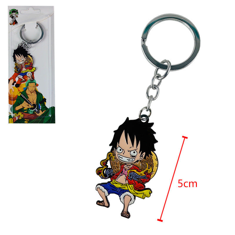 Cute Luffy Necklace Keychain Pendant