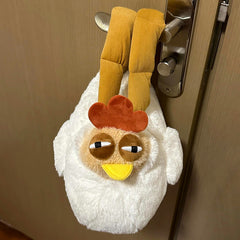 Funny Cartoon Chicken Plush Handbag