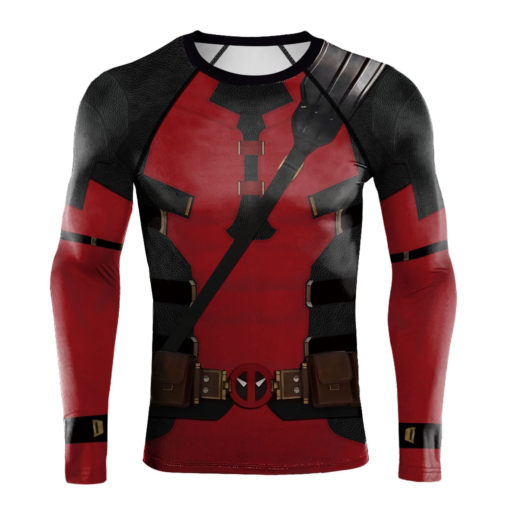 Unisex Wolverine Deadpool Cos Sports Fitness T-shirt