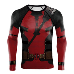 Unisex Wolverine Deadpool Cos Sports Fitness T-shirt