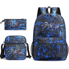 SKZ Backpack Pencil Case Three-piece Set