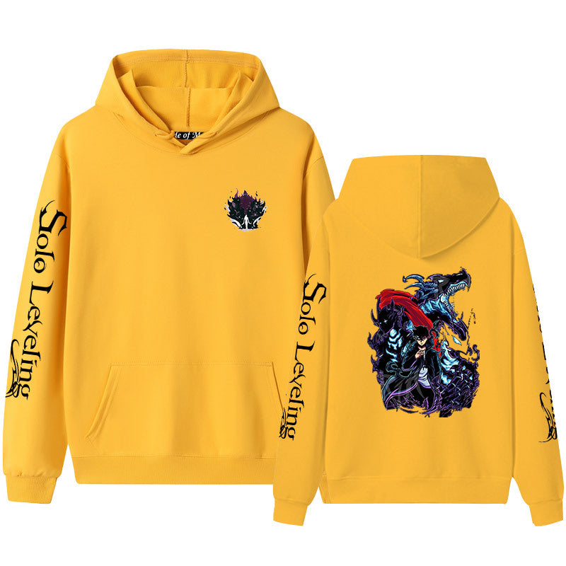 Unisex Anime Printed Pullover Hoodie