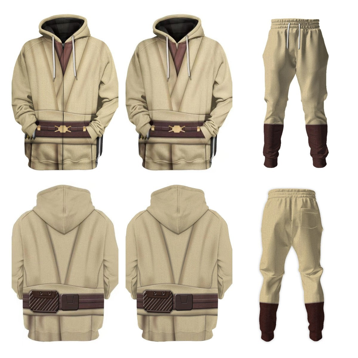 Trendy Obi-Wan Kenobi 3D Printed Cosplay Hoodie