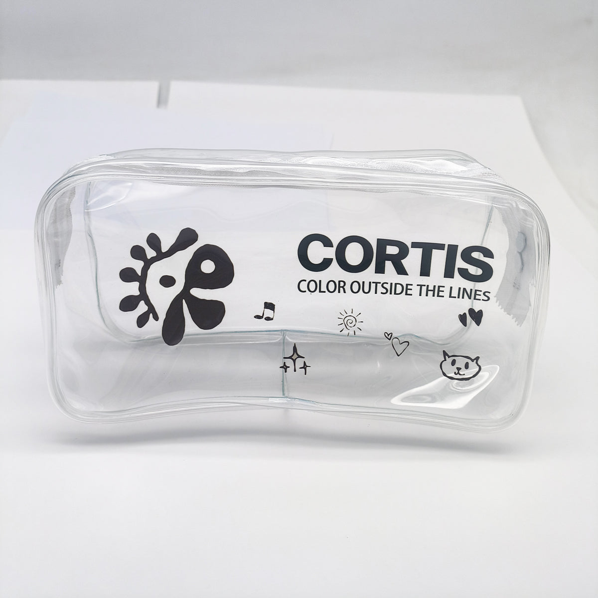 COLOR OUTSIDE THE LINES PVC Portable Cosmetic Bag