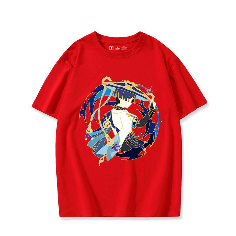 Unisex Game Scaramouche Cotton Short-sleeved T-shirt