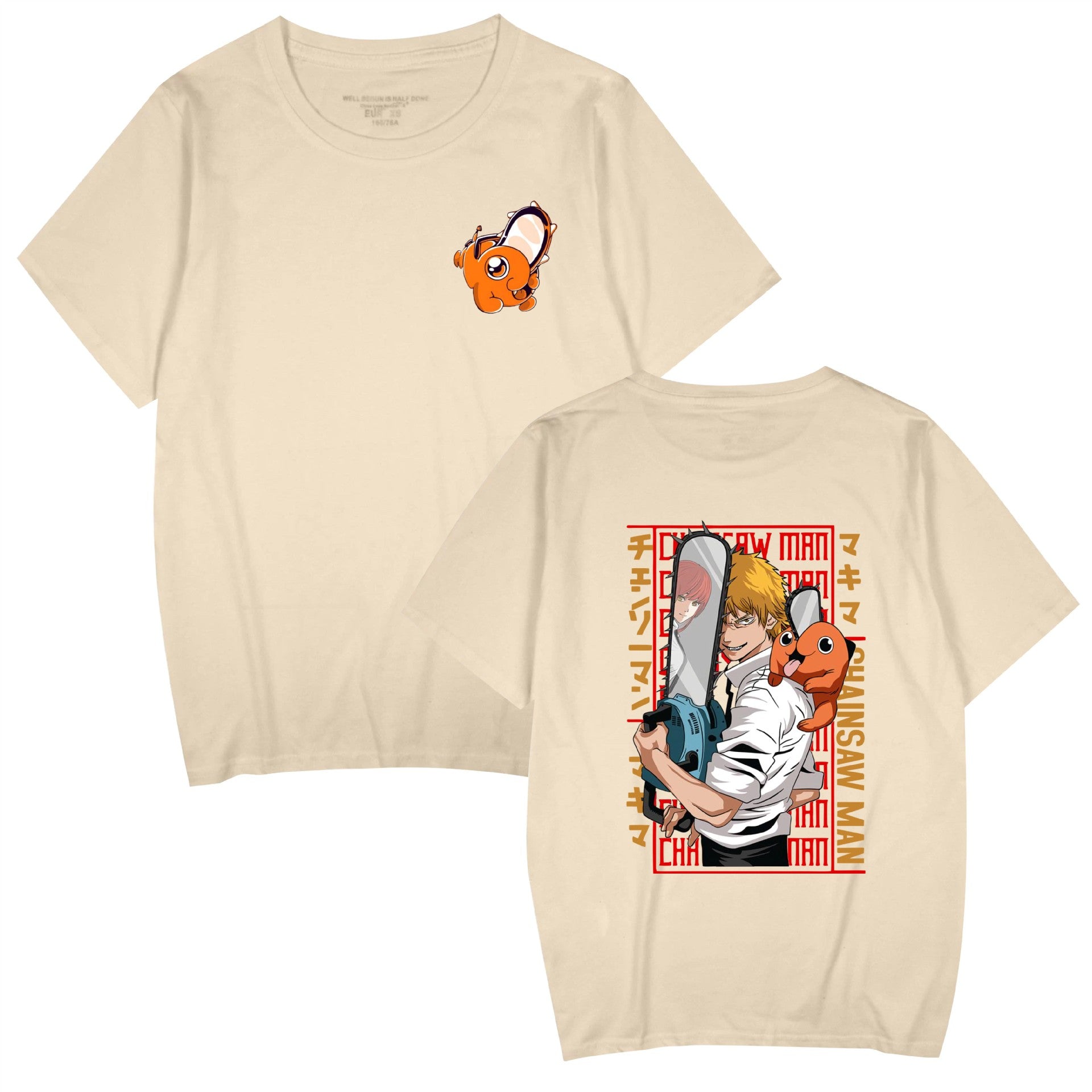 Men's and Women's Anime Printed T-Shirt Top