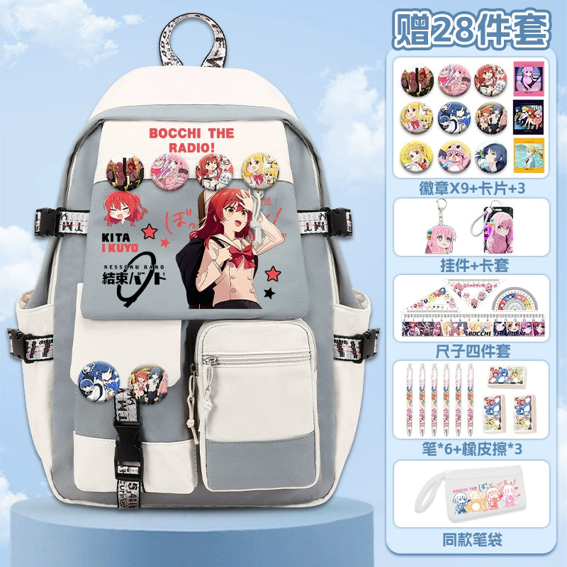 Large-capacity Anime Backpack Schoolbag