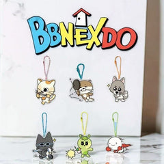 Cute Cartoon Kpop Acrylic Bead Chain KeyChain