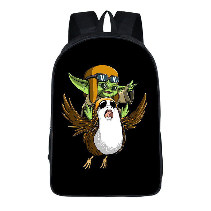 Children's Baby Yoda Printed Backpack