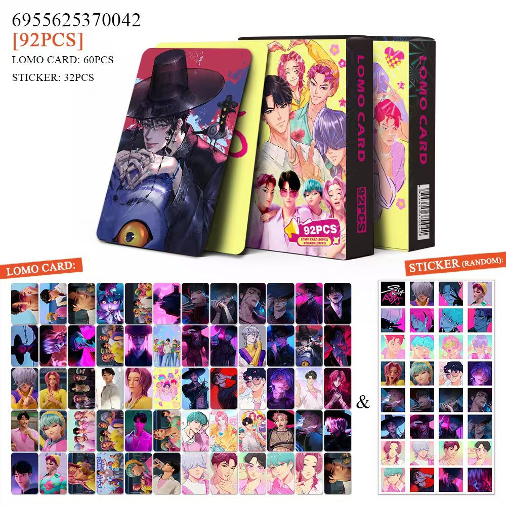 92pcs Sajaboys Stickers Photocard Exclusive Edition