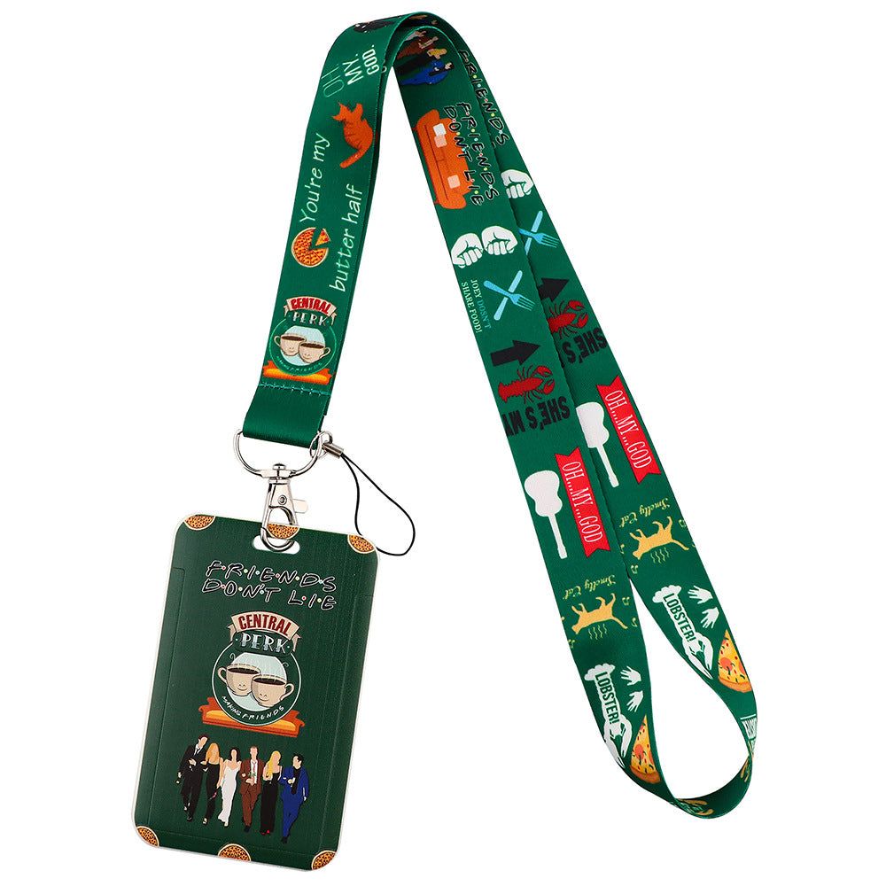 Friends Phone Lanyard ID Card Holder