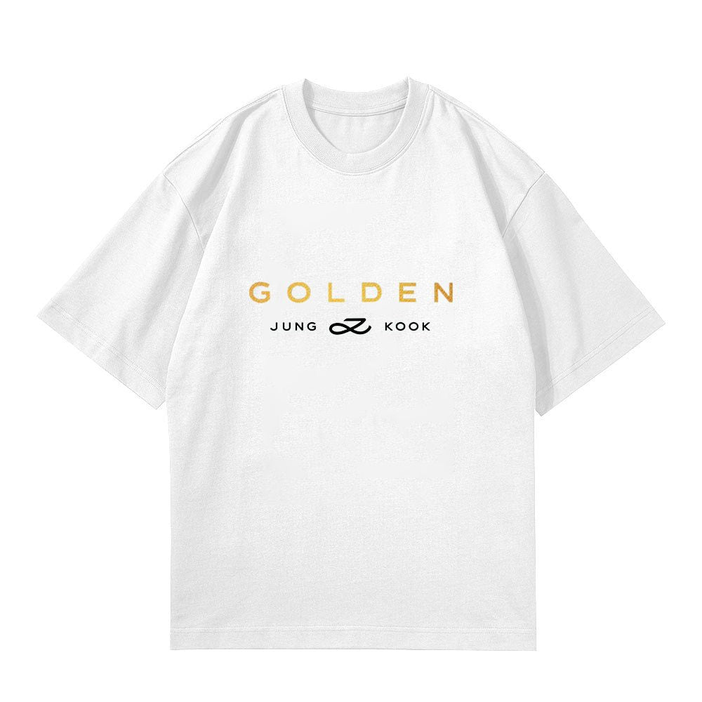 JUNGKOOK GOLDEN Printed T-shirt