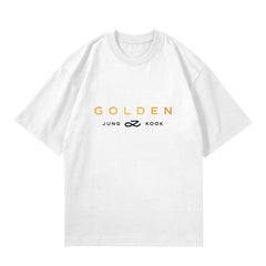 JUNGKOOK GOLDEN Printed T-shirt