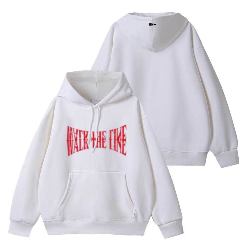 Unisex Kpop Walk The Line Pullover Hoodie