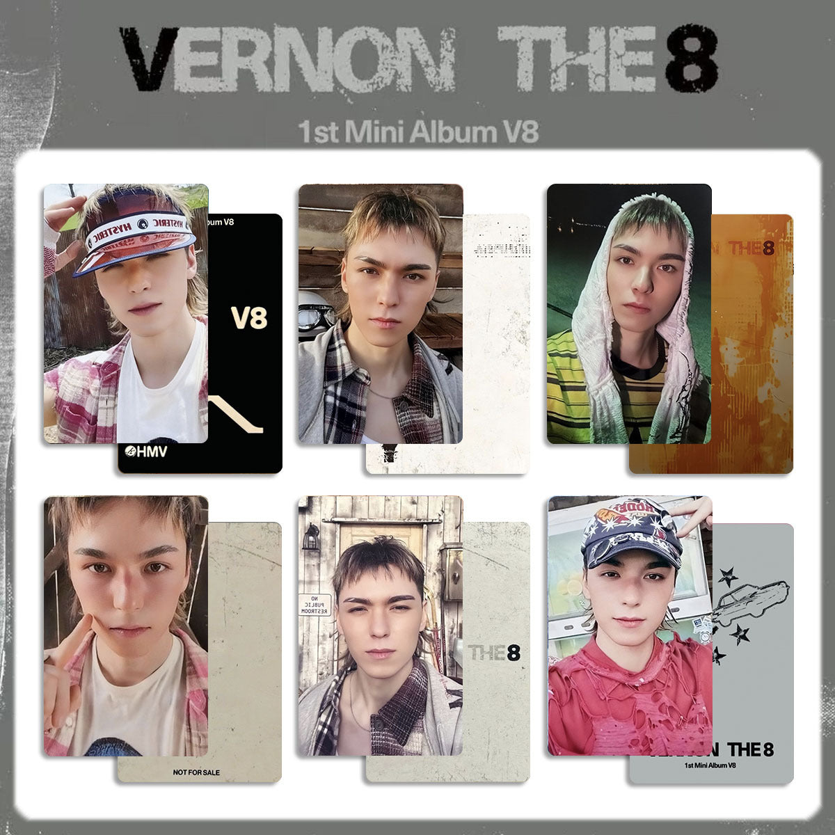 SVT VERNON THE 8 Album Photocard