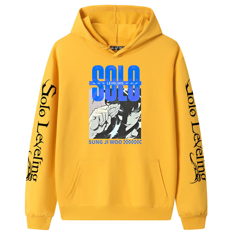 Unisex Manga Pattern Loose Hoodie