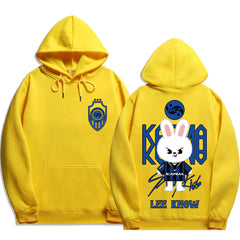 Lee Know KARMA Graphic Printed Hoodie Top