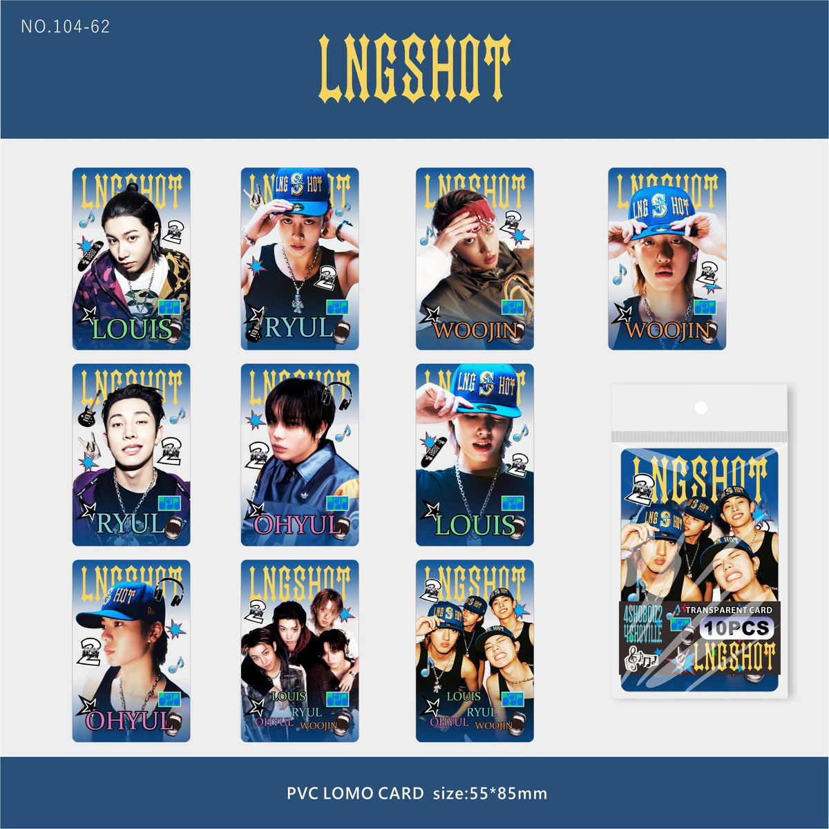 4SHOBOIZ Vol.2 4SHOVILLE Transparent Photocard