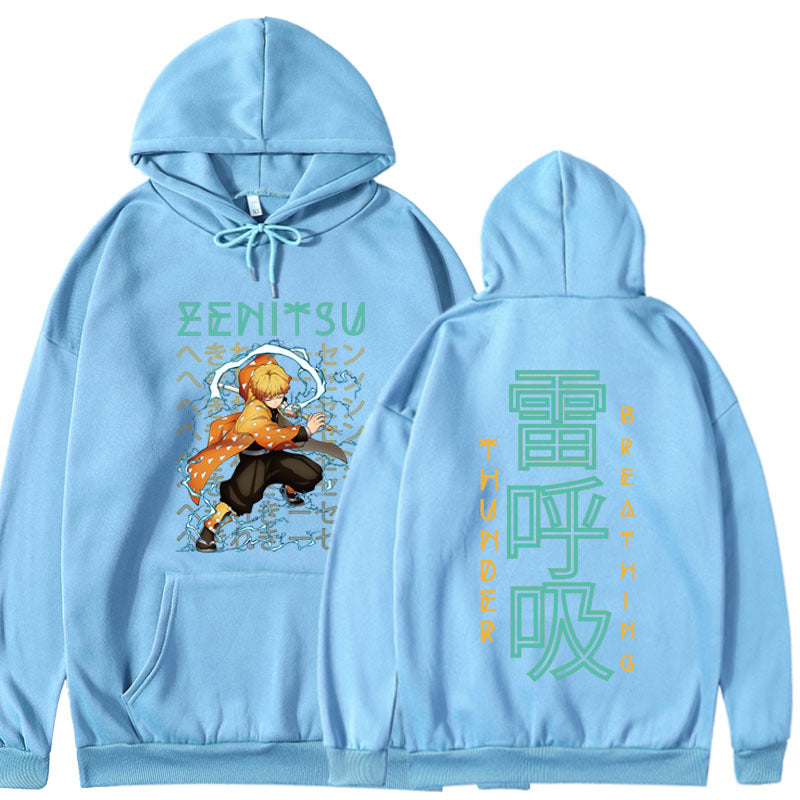 Unisex Anime Graphic Printed Casual Hoodie