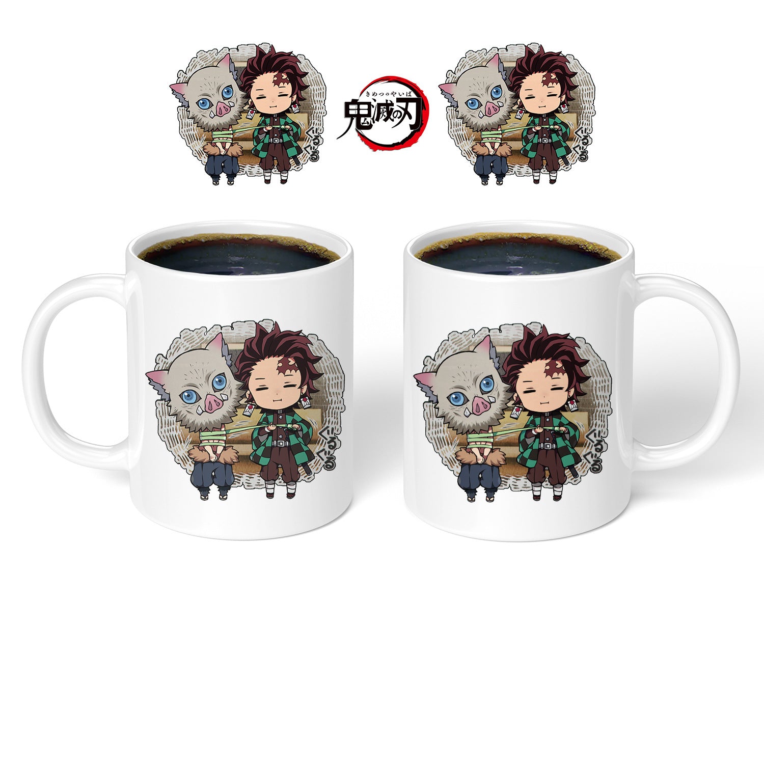 Lovely Anime Printed Ceramic White Mug