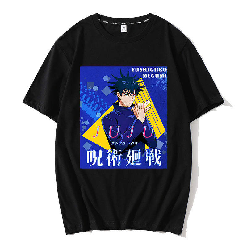 Unisex Anime Graphic Short Sleeve T-Shirt