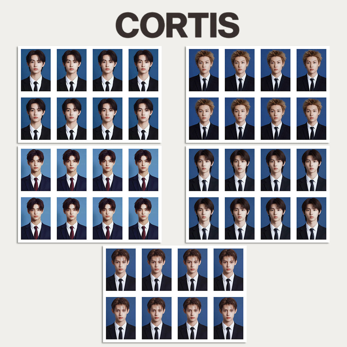 CORTIS Suit Photo One Inch ID Photo