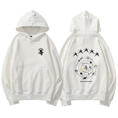 Unisex Kpop Style Relaxed Fit Hoodie