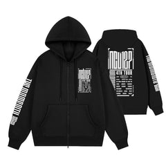 Taeyong TheMomentum Zipper Black Hoodie
