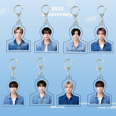 Kpop ID Photo Transparent Acrylic Keychain