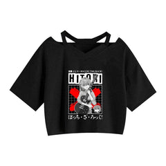 BOCCHI Women's Crop T-shirt Top