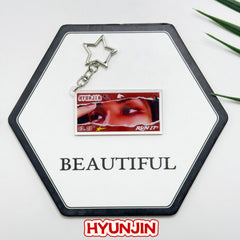 SKZ RUN IT Eyes Acrylic Keychain Bag Pendant